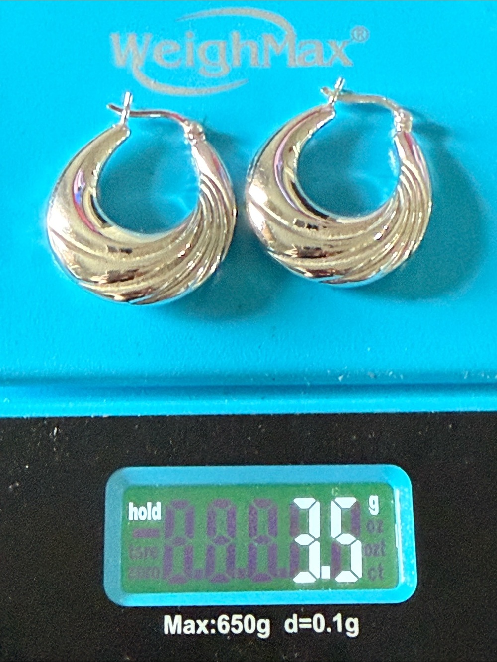 Sterling Silver Hoop Earrings